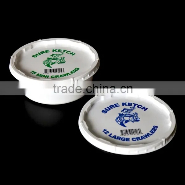 350ml white PP material pp bowl with lid