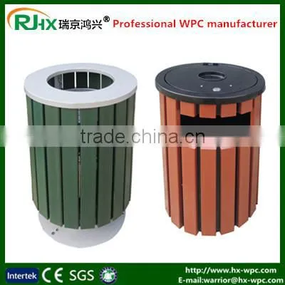 Recycled WPC Material Dustbin,garbage Can/fancy Garbage Cans photo-3