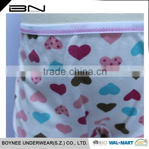 Factory Design Available 3-12 Year-old Softexible OEM Kintted Kid Girl Model Underwear photo-2