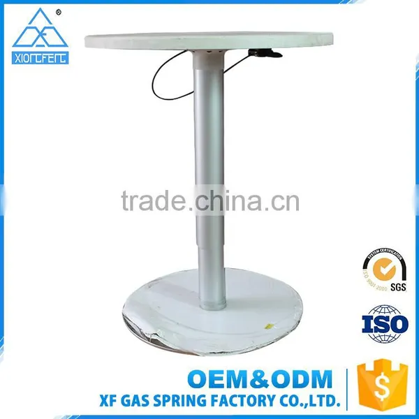 Unique Hand Operation Adjustable Height Csat Aluminium Gas Lift Table Base photo-2