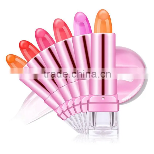 2016 New Waterproof Lipstick Makeup Jelly Fruit Lip Balm Stick Temperature Change Moisturizer Bright Surplus Lips Cosmetics photo-3