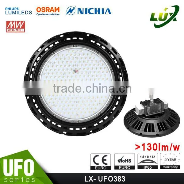 5 Years Warranty Promotion Price Wireless & Motion Control 2016 CE Rohs Approved Meanwell Driver 120W UFO LED High Bay Fixture photo-6