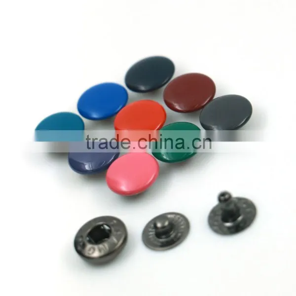 Custom Colorful Four Parts Metal Buttons Copper Press Snap Button Quality Choice photo-3