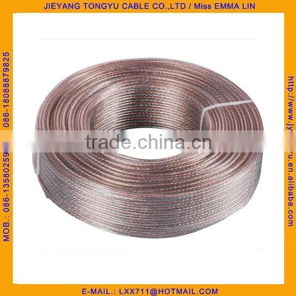 Speaker Cable Transparent Gold and Silver Speaker Wire TP65 photo-2