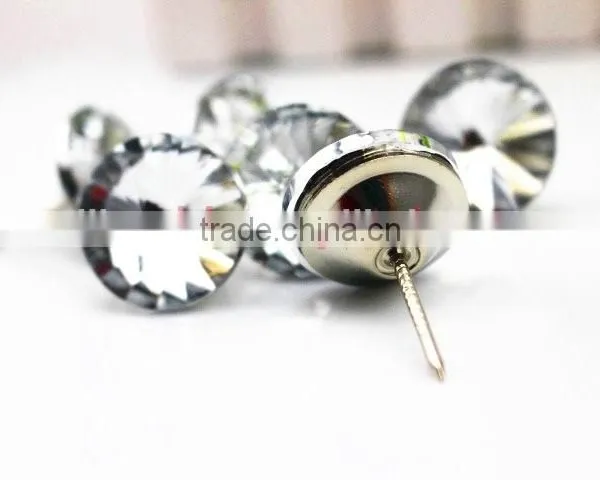 Used Clothing Cheap Furniture Accessory Crystal Nail Button photo-2