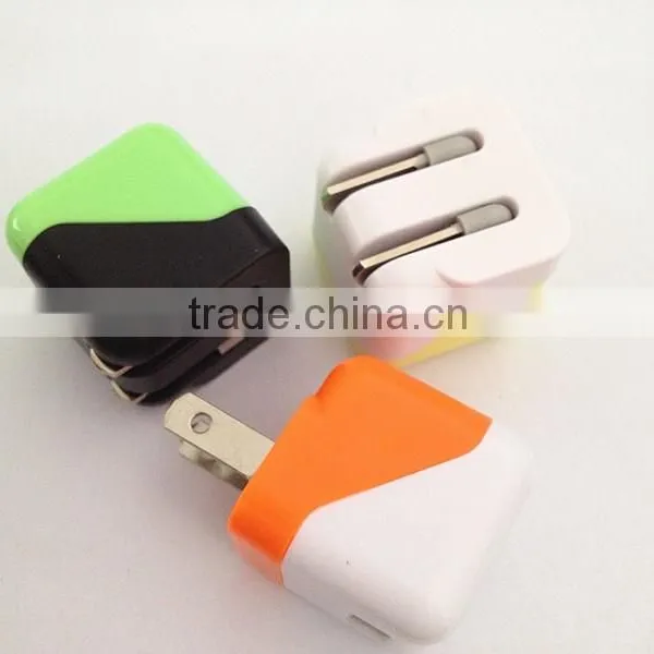 The POpular Colourful USB Wall Charger Portable Charger Mobile Charger DC 5v1000mA Home Charger for Smartphone photo-6