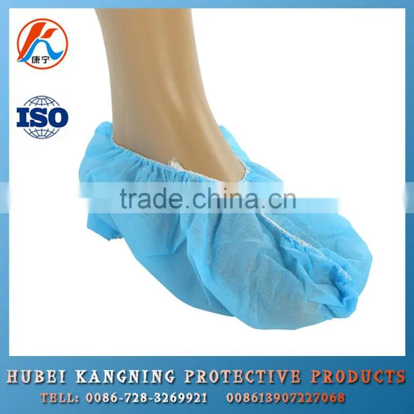 PP Cleanroom Household Anti Slip Non Woven Shoe Cover photo-2