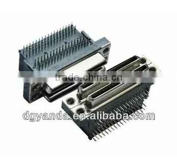 SCSI VHDCI 68P Female 2-layer Right Angel DIP Connector