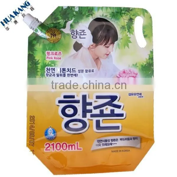 Chinese Factory Spout Washing Powder Bag With Handle photo-2