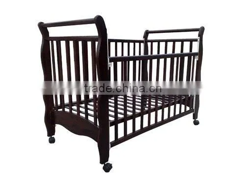 Baby Crib,Convertible Baby Cot Bed,Wooden Cot Bed