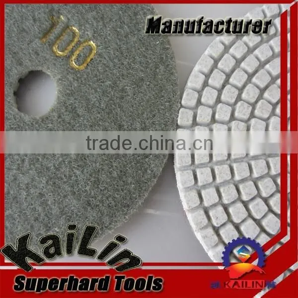 High Working Efficiency Diamond Polishing Pads for Marble Granite photo-6