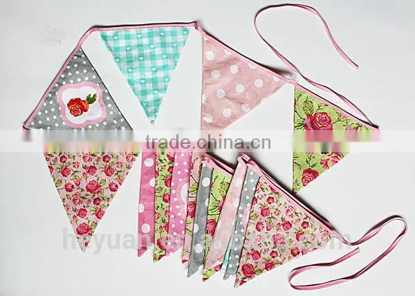 customized string pennant banner