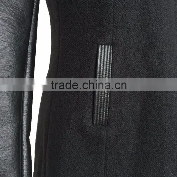 Winter Clothing Black Faux Fur Women Long Coat photo-6