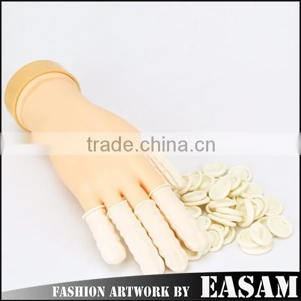 Disposable Finger Cots Latex Rubber Fingertips Protective Gloves Nail Art