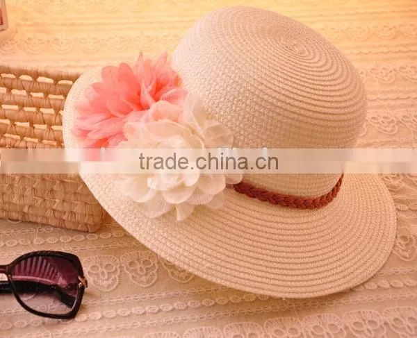 Top Level Excellent Quality Fashion Woman Beach Straw Hat photo-3