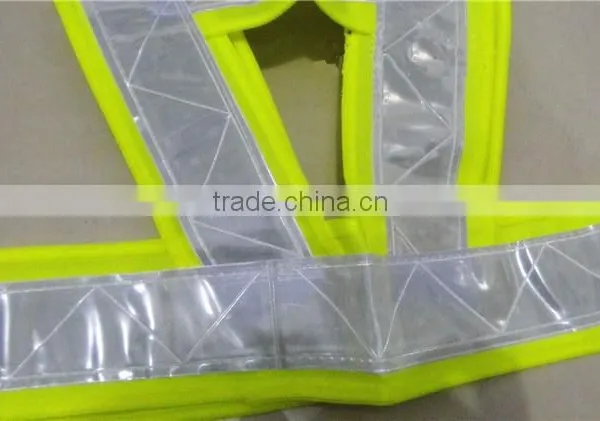 HIgh Visibility Strap Reflective Belt Vest Safety Vest For Roadaway Drivers In Neon Colors In Stock For Wholesale photo-2