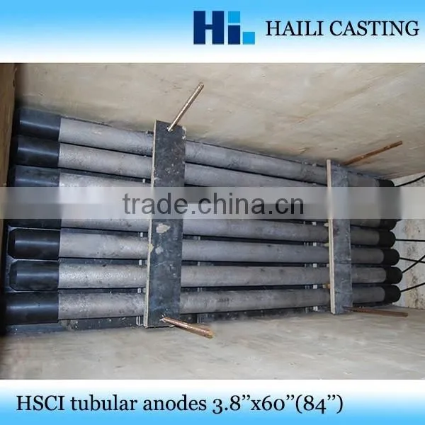 3.8''X60'' HSCI Tubular Sacrificial Anode for Cathodic Protection photo-3