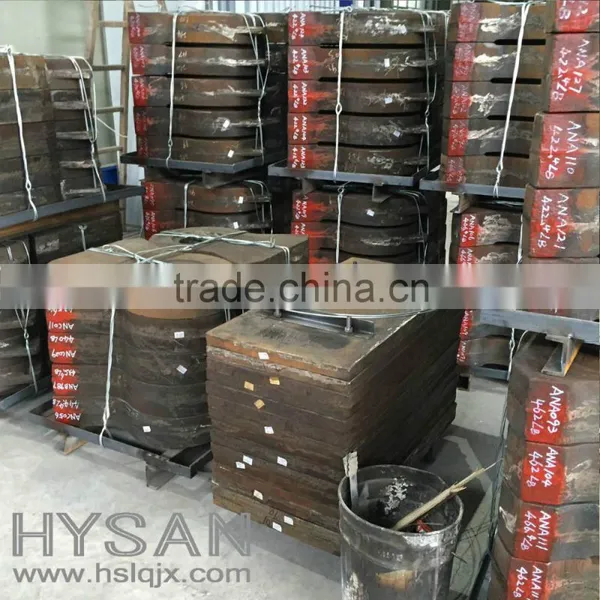 High Chrome Board Crusehr Hammer Crusher Machine Spare Parts Foundry