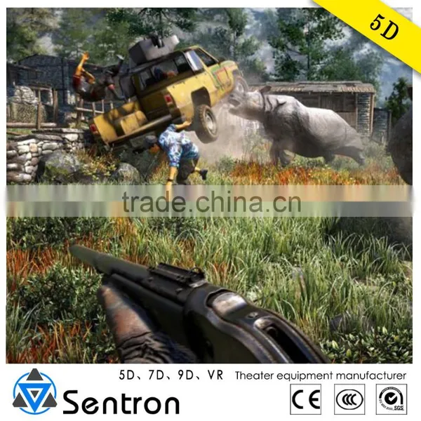 Top Product 6 Seats 5D Theater Simulator Electrical Hydraulic System 5D Game Machine photo-5