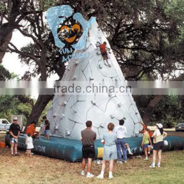 Inflatable Water Rock Pool Slide With Climbing Wall photo-6