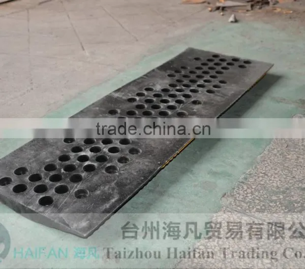 High Quality Traffic Road Speed Hump for Crossing/heavy Strength Rubber Road Speed Breaker Used on Road for Garage Safety photo-6