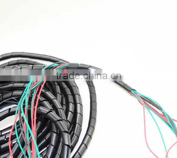 2016 Black Diameter 6mm 33Ft.(10M) Spiral Cable Wire Wrap Tube PC Manage Cord photo-4