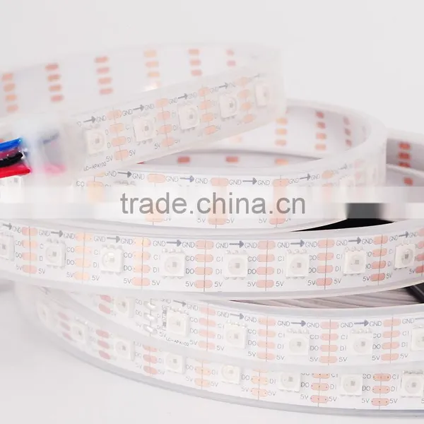 4m DC5V IP65 WS2812B Led Digital Strip,60pcs WS2812B/M With 60pixels;57.6W;BLACK Pcb;waterproof in photo-4