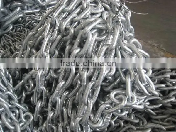 Bright Hot Dip Galvanized Anchor Chain Link for Ship photo-4