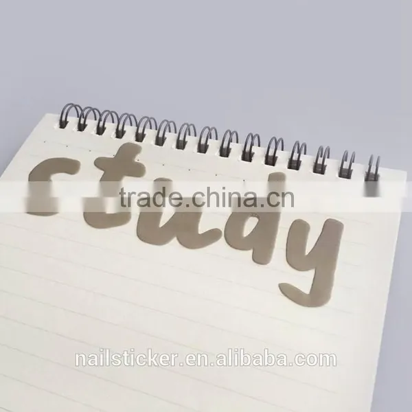 Custom Color Letter Wall Sticker High Quality Child Letter Sticker Self-adhesive Fashion Letter Sticker Sheet photo-6