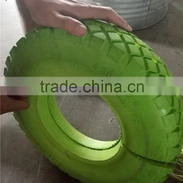 PU Foam Rubber Wheels for Trolley 4.80/4.00-8 photo-5