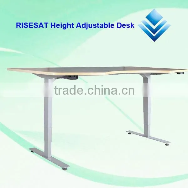 Modern Electric Height Adjustable Adult Desk With Adjustable Desk Frame, Office Desk, Standing Desk photo-2