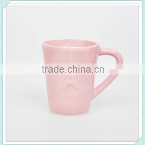 Custom 400ml Eiffel Tower Mug With Pure Color in Different Design photo-2