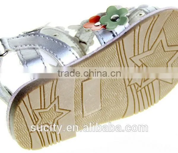 Wholesale Girls Sexy Stylish Flat Sandals With Flowers photo-5