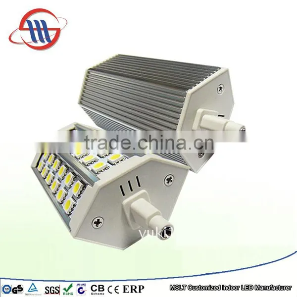 China LED Bulb R7S LED Ceramic Flood Light 118mm 5050 SMD 10W Linear Dimmable Replace J118 Halogen Lamp photo-2