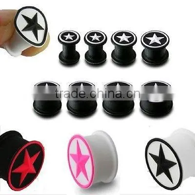 Soft Silicone Tunnel Piercing Plug Silicone Jewelry