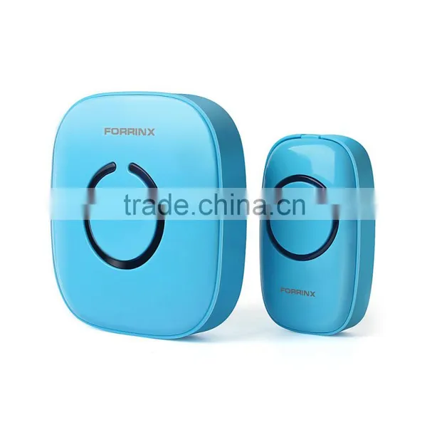 Forrinx Direct Supply Wireless Doorbell 220VDC Plug-in Power Bird Sound Doorbell Water Proof CE photo-2