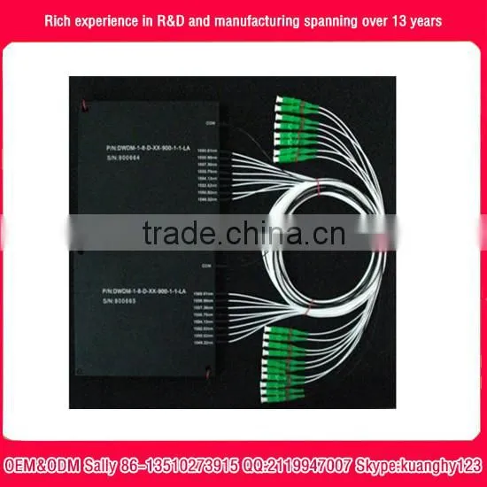 Fiber Optic Passive 50GHz/100GHz/200GHz DWDM OADM Modules 16 Channels Duplex DWDM AAWG Mux Demux OEM Factory photo-2