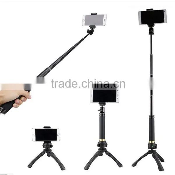 Fotopro Mini Tripod Sets Selfie Stick, Mobile Phone Adapter, Bluetooth Remote Shutter Release for the Camera, IPhone, Sam