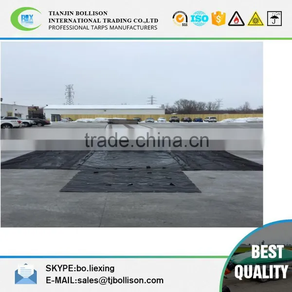 24' x 27' Flatbed Truck Tarp - Light Weight Lumber Tarp With 8' Drop photo-2