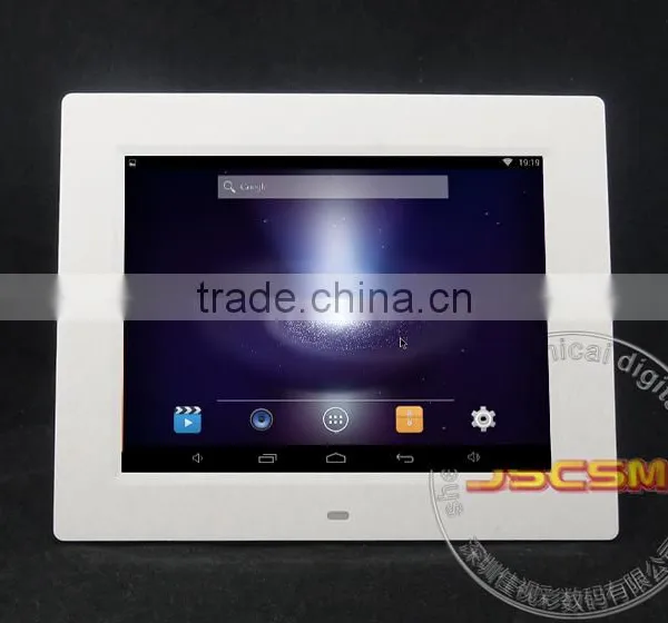 New Products 8inch Webcam Digital Photo Frame Picture Album With Android 4.4 os System Support Online Video Chat photo-2