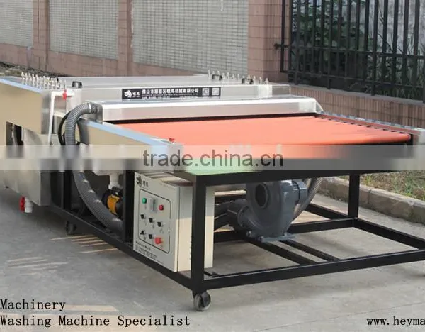 FoShan Machine !!HeyMa Glass Washing Machine 1800mm Horizontal Glass Dry Cleaning Machine photo-3