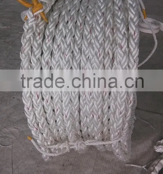 High Strength 8 Strands Polypropylene/polyester Mixed Ropes/ Mooring Rope photo-4
