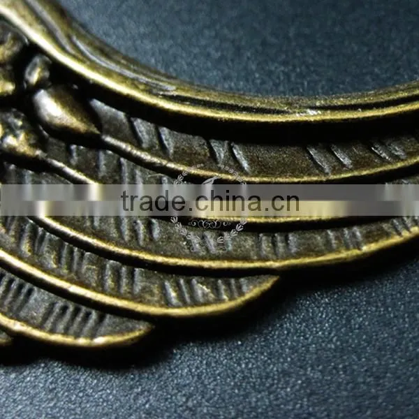 69*74mm Vintage Style Antiqued Bronze Eagle Wings DIY Pendant Charm Supplies Findings 1810423 photo-4