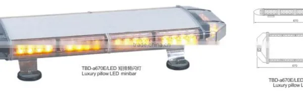 12V Police Car Led Flashing Mini Lightbar photo-2