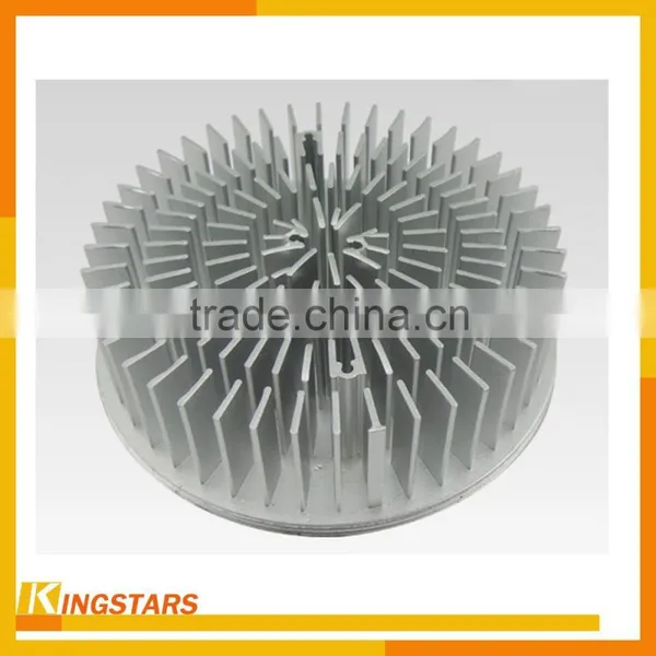 Customized Cold Forged Black Anodized Aluminum LED Heat Sink photo-2
