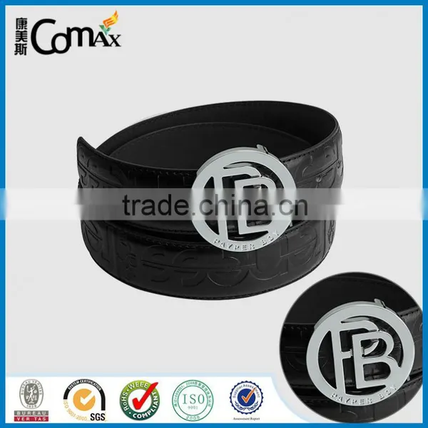 Hollow Round Metal Custom Belt Buckle With Engraved Logo photo-4