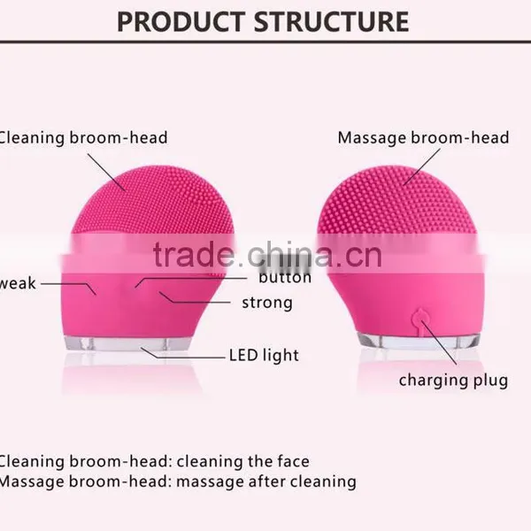 FDA Waterproof Sonic Electric Facial Cleanser photo-5