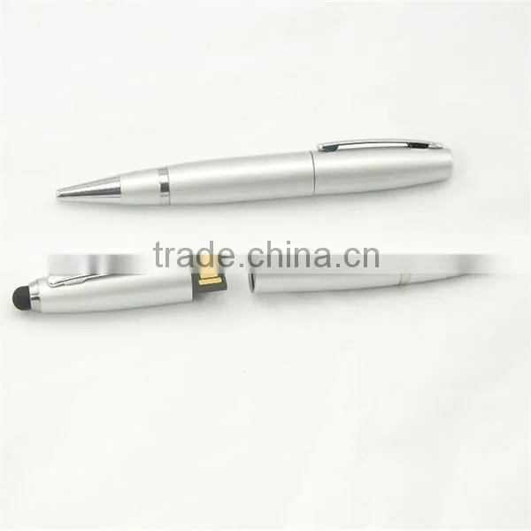 4GB 8GB USB Stylus Touch Ball Pen With Good Memory Metal Pen Drive Free Samples