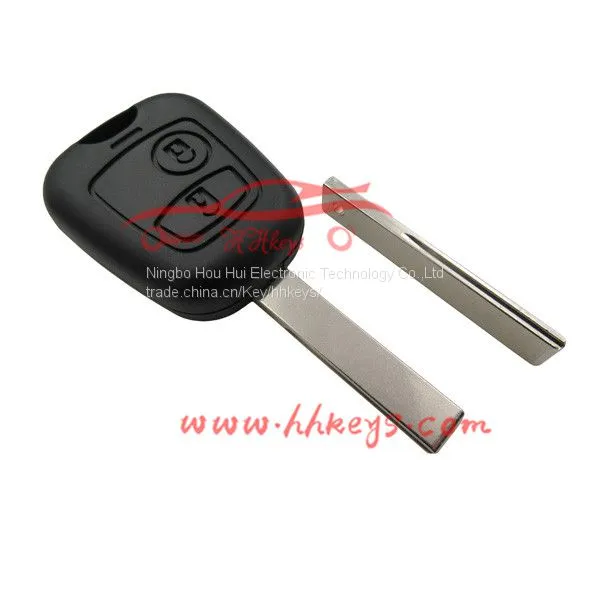 2 Button For Peugeot 407 Remote Key Case Shell Without Logo photo-2
