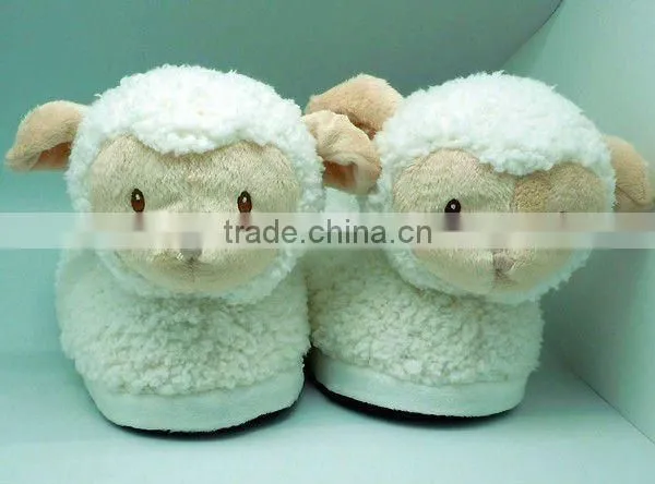 Shenzhen Plush Toy Manufacturers Plush Toy Slipper ,cute Design Plush Shoes , Plush Animal House Shoes